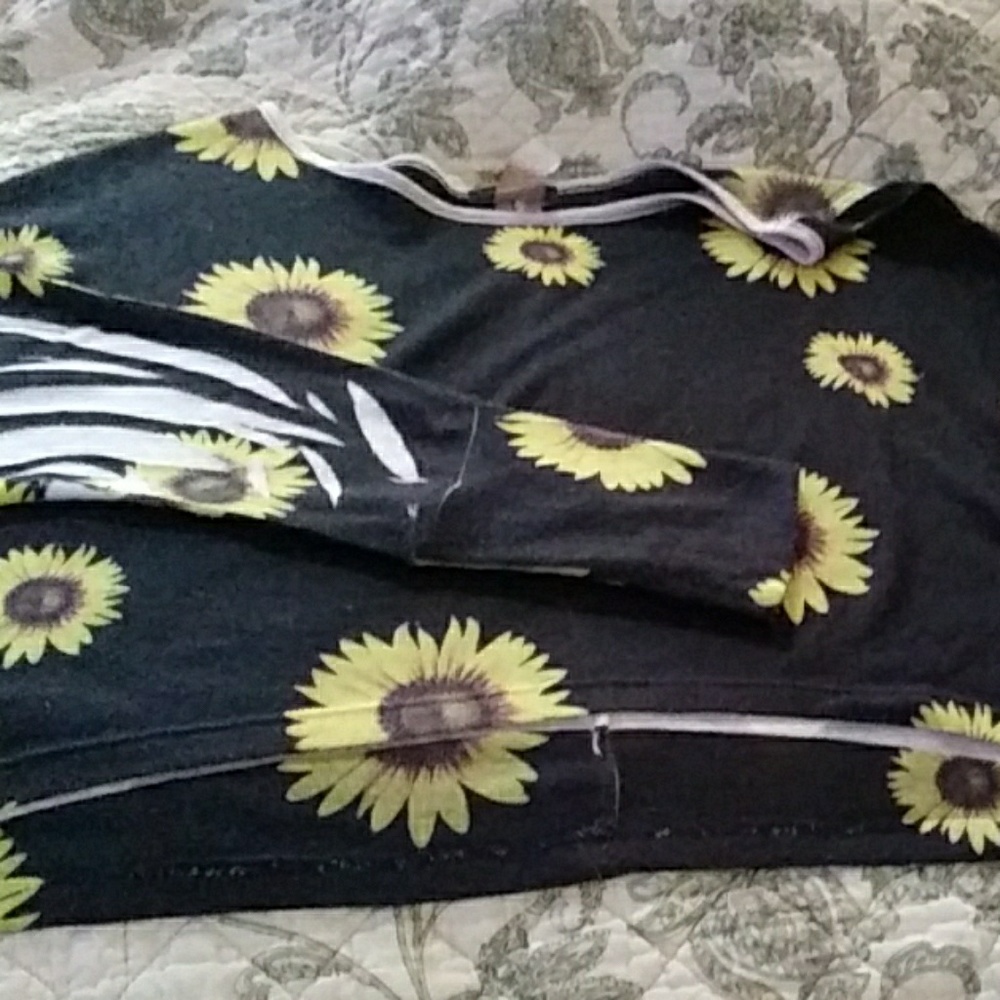 Pretty sunflower overtop